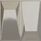 Ekena Millwork 11 7/8in. W x 11 7/8in. H Locke EnduraWall Decorative 3D Wall Panel Covers 0.98 Sq. Ft. WP12X12LOBCR - alternate 1